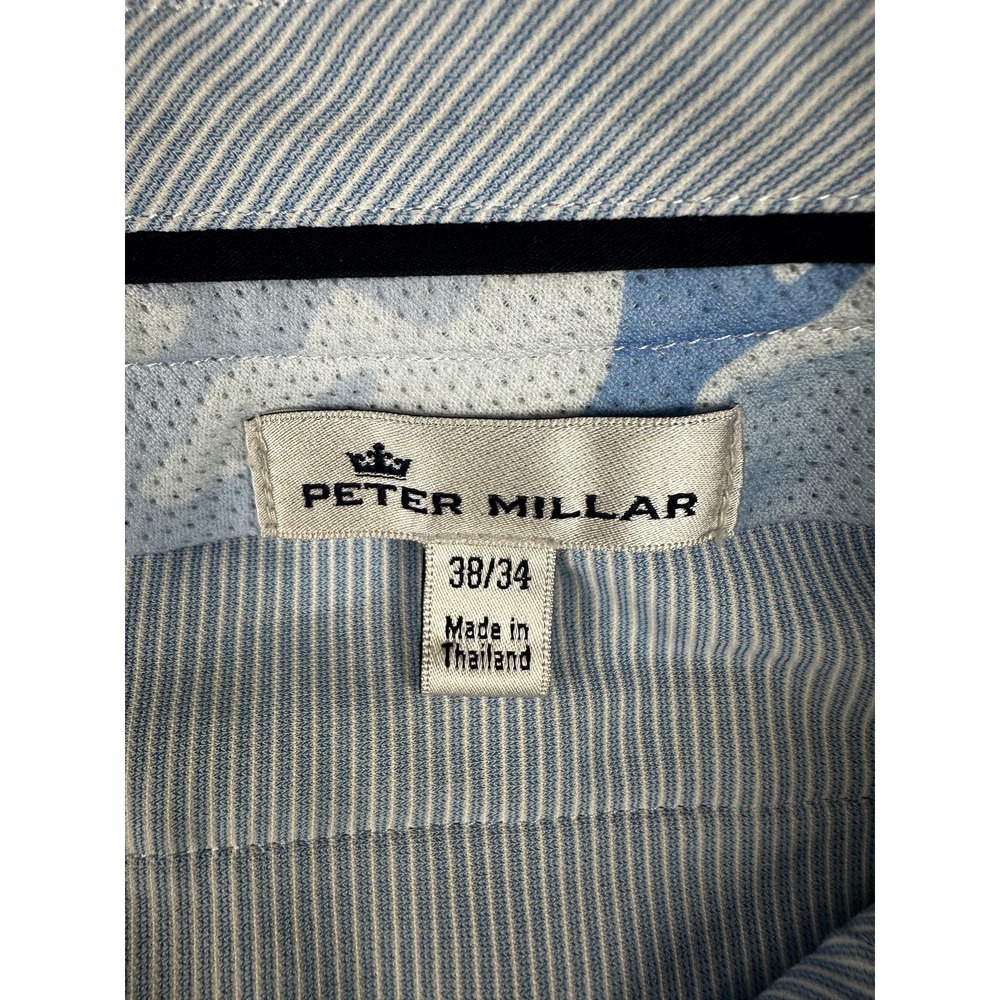 Peter Millar Pants Mens 38x34 Brown Performance Dress Chino Golf EB50 Slacks - Picture 2 of 11